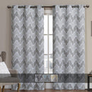 Marlie Intelligent design Blackout Weave Grommet Curtain Panels (Set of 2)-Wholesale Beddings
