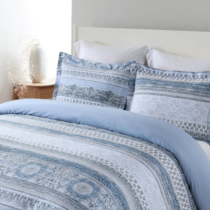 Medallion 100% Cotton Duvet Cover Set-Wholesale Beddings