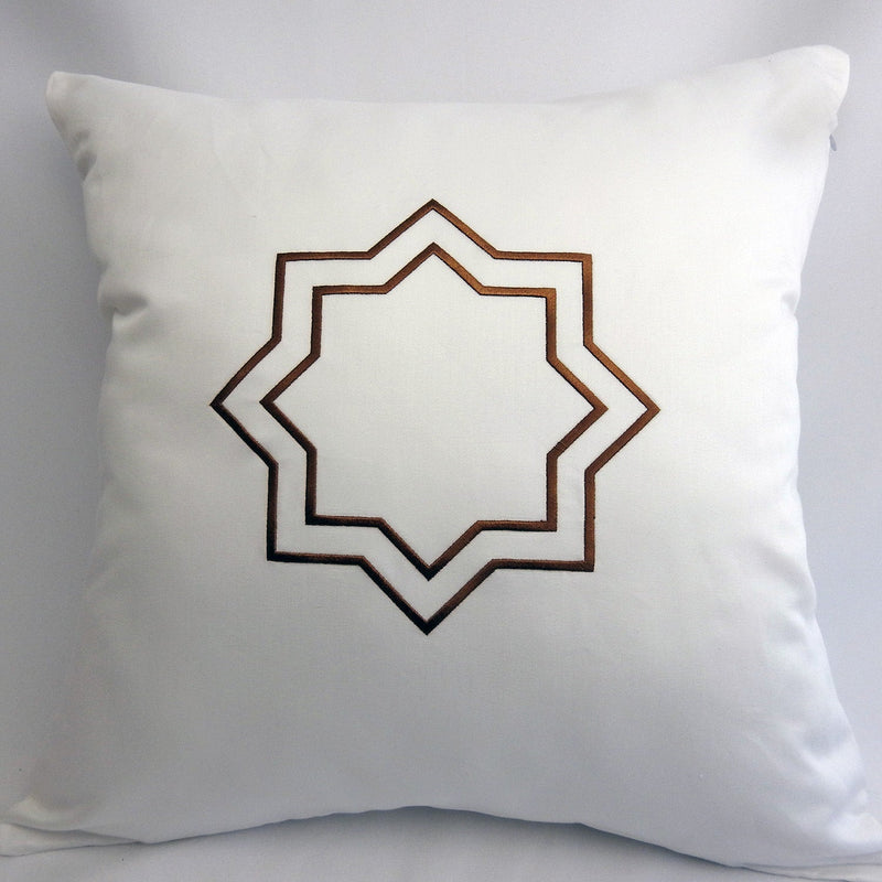 Ottoman Throw Pillow Cover 18 X 18 Inches 100% Cotton Sateen-Wholesale Beddings