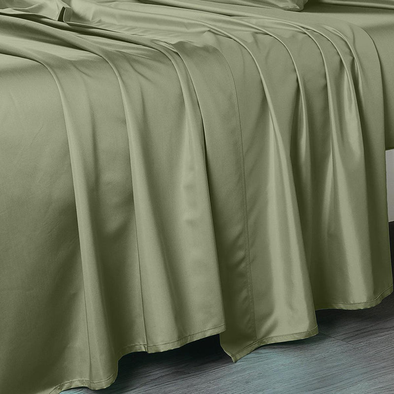 Oversized Flat Sheet 120 X 112 Inches - Luxurious 608 Cotton-Wholesale Beddings