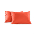 Pair Standard Or King Pillowcases 600 Thread Count 100% Cotton Solid-Wholesale Beddings