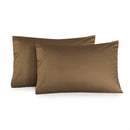 Pair Standard Or King Pillowcases 600 Thread Count 100% Cotton Solid-Wholesale Beddings