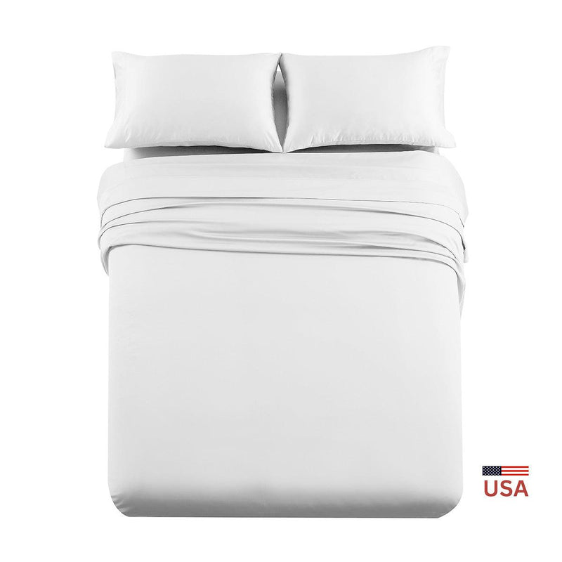RV Short Queen OR RV King Sheet Sets 100% Cotton Sateen - Made in USA-Wholesale Beddings