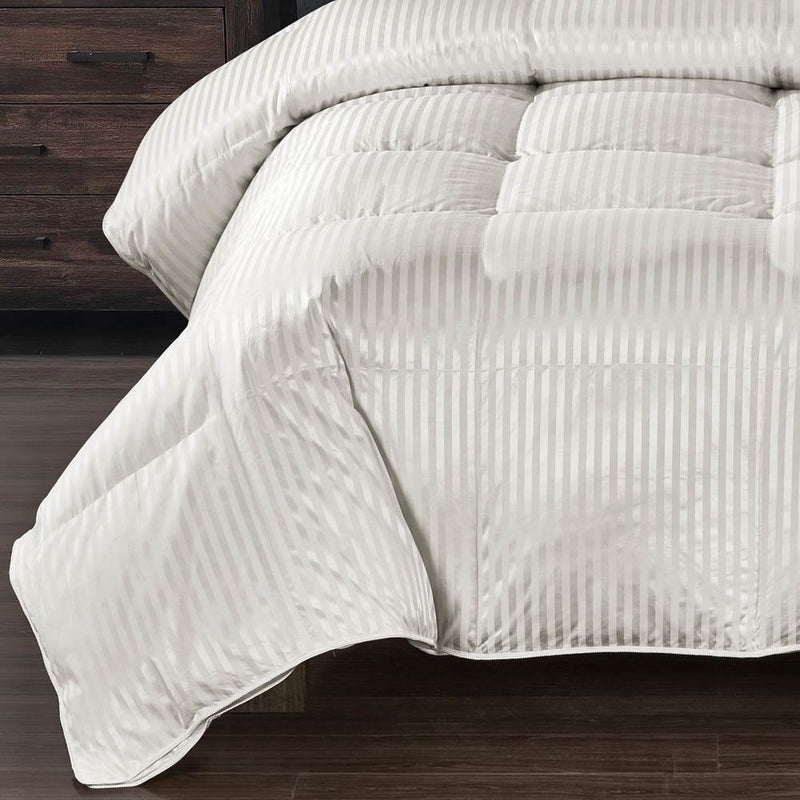 Silk Goose Down Filled Comforter Warm Baffle Box Winter Goose Fill-Wholesale Beddings