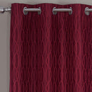 Voyage Jacquard Thermal Blackout Grommets Curtain Panels (Set of 2) in 63, 84, 96 OR 108 inch long-Wholesale Beddings