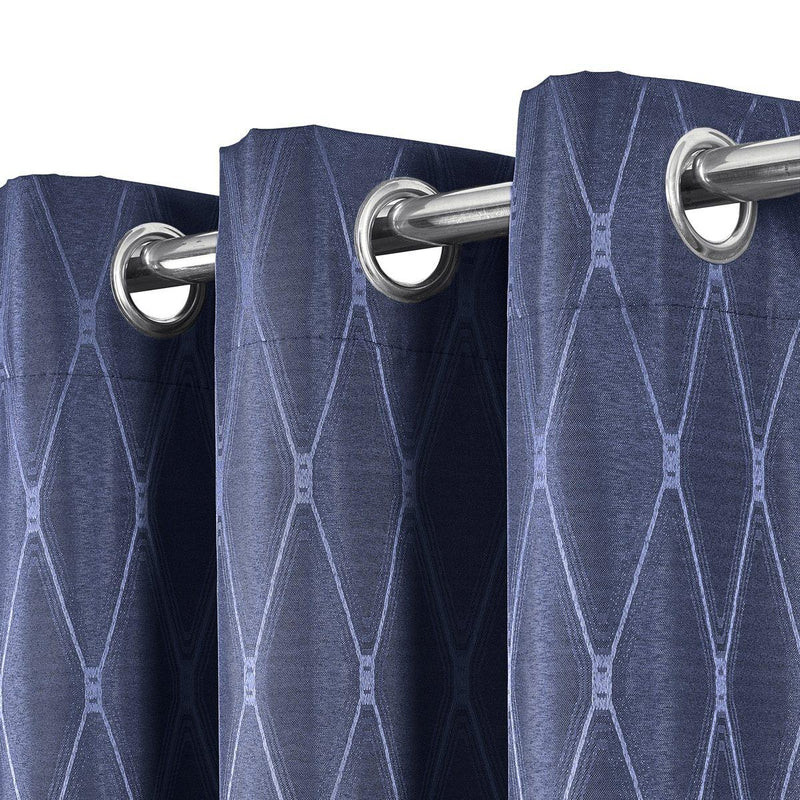 100% Blackout Curtain Jacquard Thermal Insulated Victoria Panels ( Set Of 2)-Wholesale Beddings