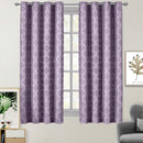 100% Blackout Curtain Panels Alana - Woven Jacquard Triple Pass Thermal Insulated (Set of 2 Panels)-Wholesale Beddings