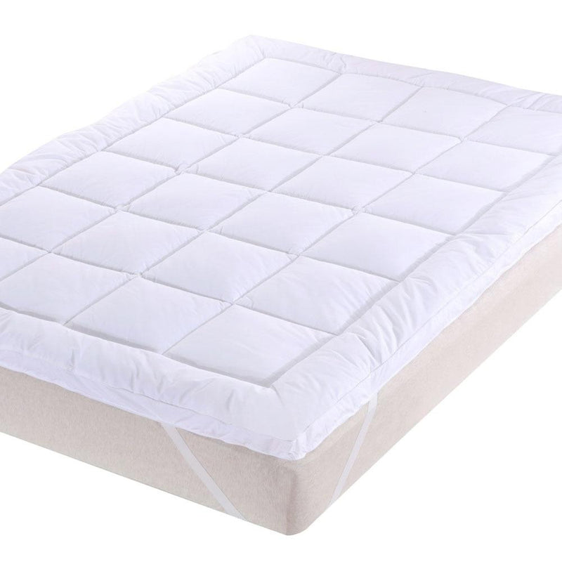 2 Inch Thick Abripedic™ Comfort Mattress Topper 100% Cotton Shell, White Alternative Down fill-Wholesale Beddings