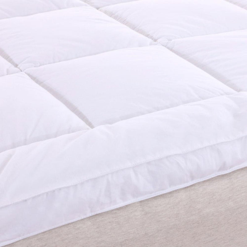 2 Inch Thick Abripedic™ Comfort Mattress Topper 100% Cotton Shell, White Alternative Down fill-Wholesale Beddings