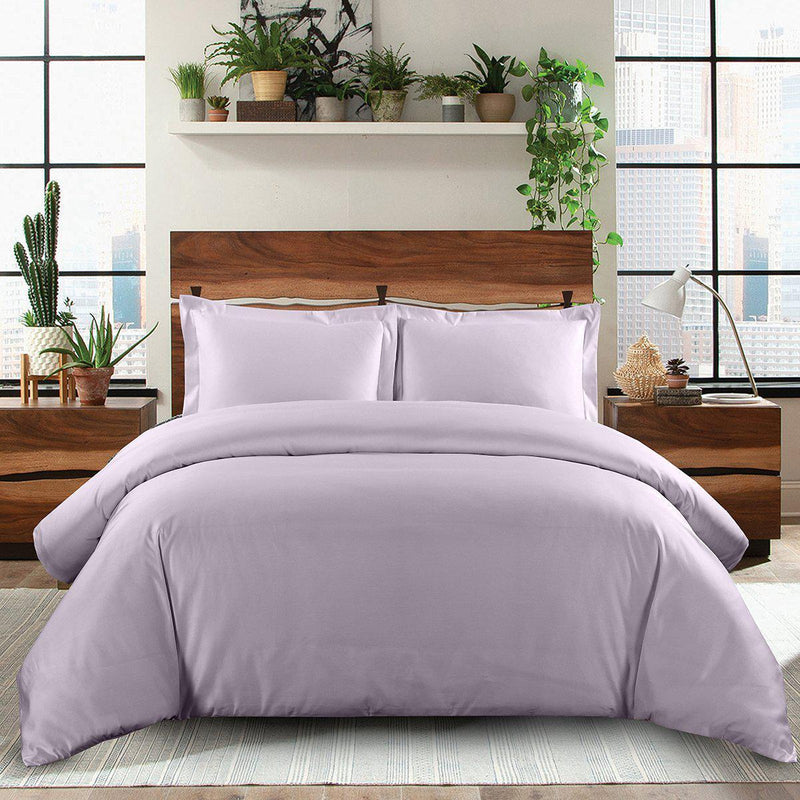 600 Thread Count 100% Cotton Solid Duvet Cover Set-Wholesale Beddings