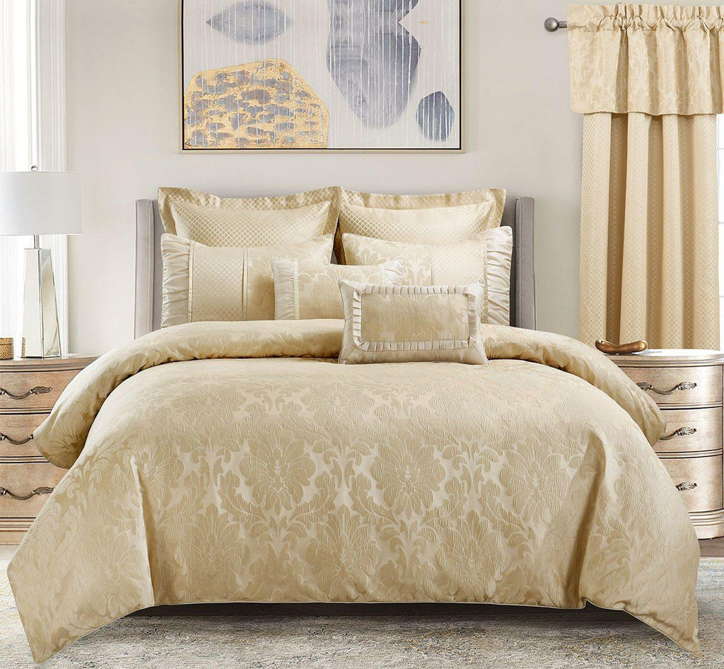 Jacquard Duvet Cover Sets 7 Piece Sara