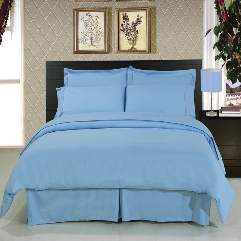 8 Piece Soft Easy Care 100% Microfiber Bed in a Bag Bedding Set-Wholesale Beddings