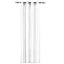 Abri Grommet Crushed Sheer Window Treatment (Single)-Wholesale Beddings