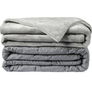 Abripedic Gray Weighted Blanket Breathable Cotton with Removable Velvet Cover Included-Wholesale Beddings