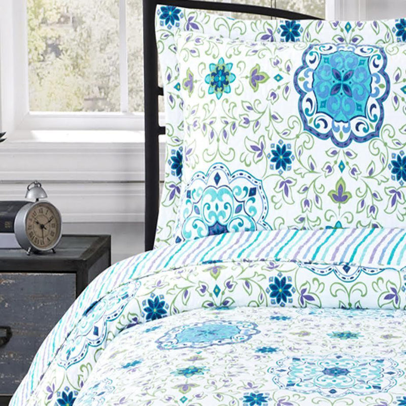 Arielle Wrinkle-Free Quilts Oversized In Twin, Queen or King Quilt Sets-Wholesale Beddings
