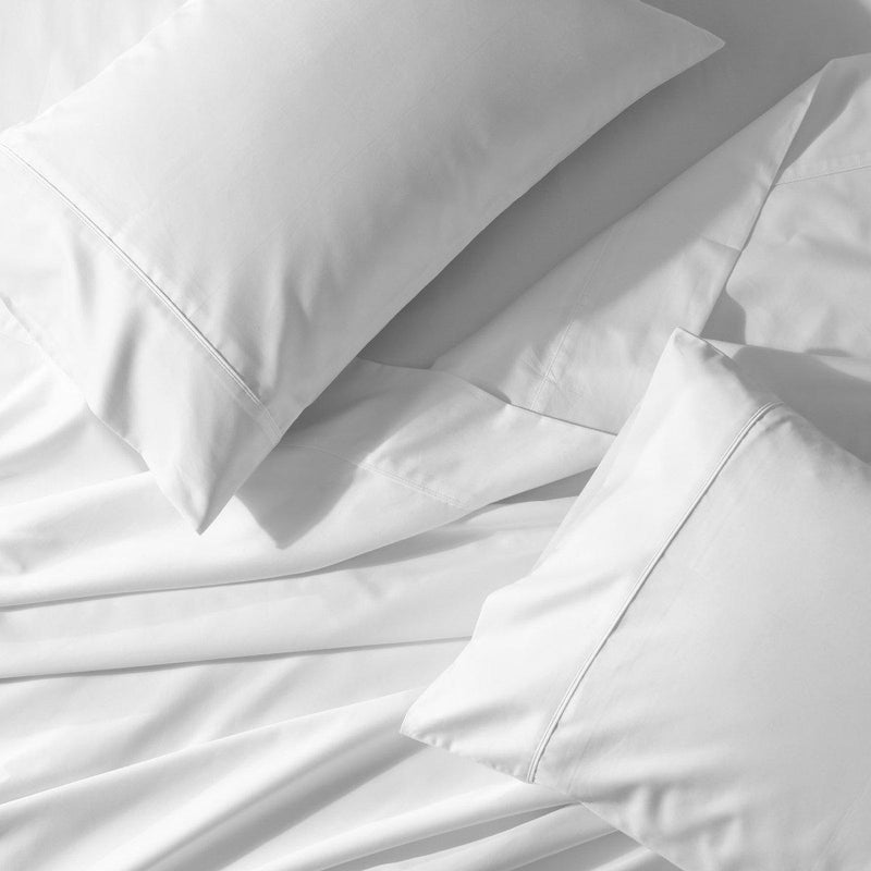 Attached Waterbed Sheet Set 650 Thread Count Solid Sateen-Wholesale Beddings