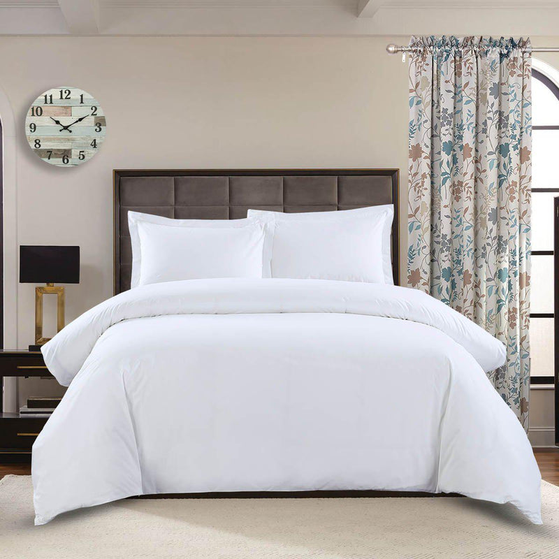 Breathable Crispy Soft 100% Cotton Percale 3-Pc Duvet Cover Sets-Wholesale Beddings