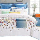Butterfly 7 Piece Cotton Duvet Cover Set-Wholesale Beddings