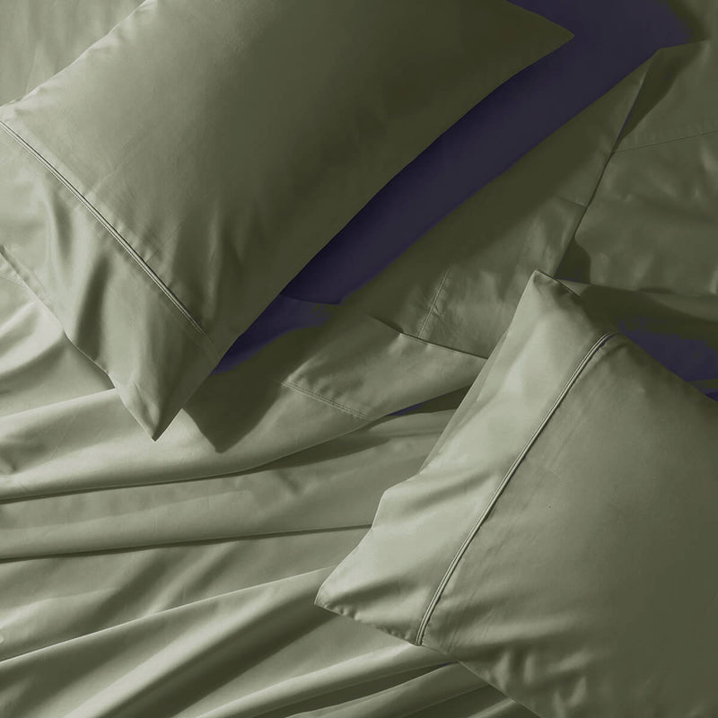 Good Weight 100% Cotton Sateen - Olympic Queen Sheet Set-Wholesale Beddings