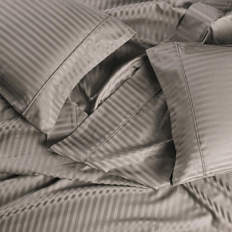 Good Weight 100% Cotton Sateen Sheet Set - Deep Pockets (16 inches)-Wholesale Beddings