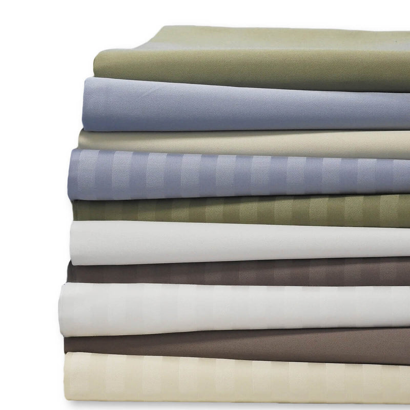 Good Weight 100% Cotton Sateen Sheet Set - Deep Pockets (16 inches)-Wholesale Beddings