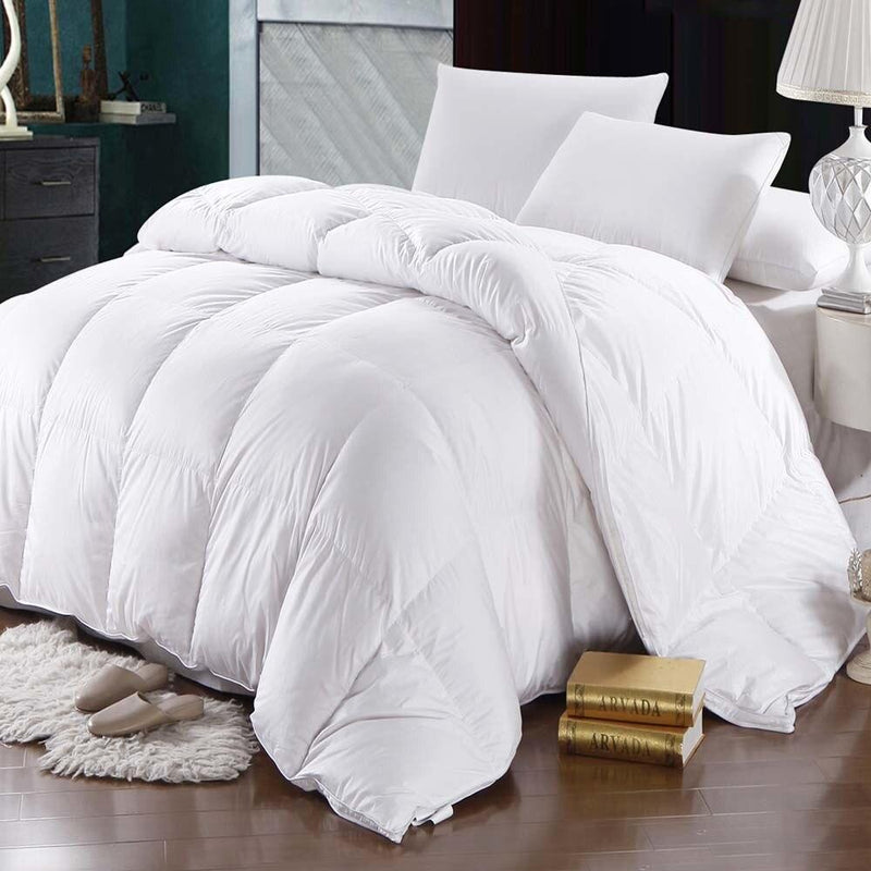 Goose Down Comforter 600 Thread Count Oversized Winter Weight By Abripedic-Wholesale Beddings