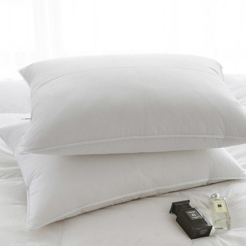 Goose Feather and White Down Pillows ( Set of 2)-Wholesale Beddings