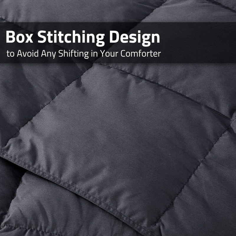 Gray Down Alternative Comforter All Season Medium Fill Weight Micro-Wholesale Beddings