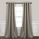 Grey Room Darkening Curtain Panel Pair - 55" W X 98" L ( Set of 2)-Wholesale Beddings