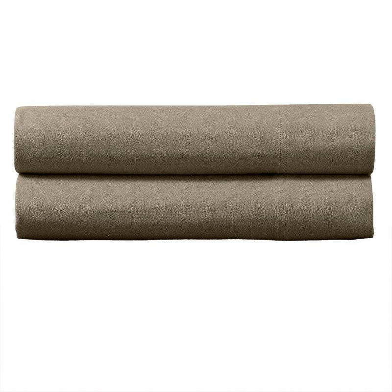 Heavyweight 100% Cotton Flannel Pillowcase Sets (Pair)-Wholesale Beddings