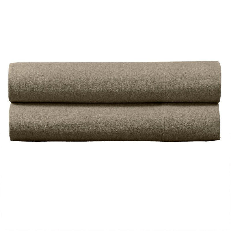 Heavyweight 100% Cotton Flannel Pillowcase Sets (Pair)-Wholesale Beddings