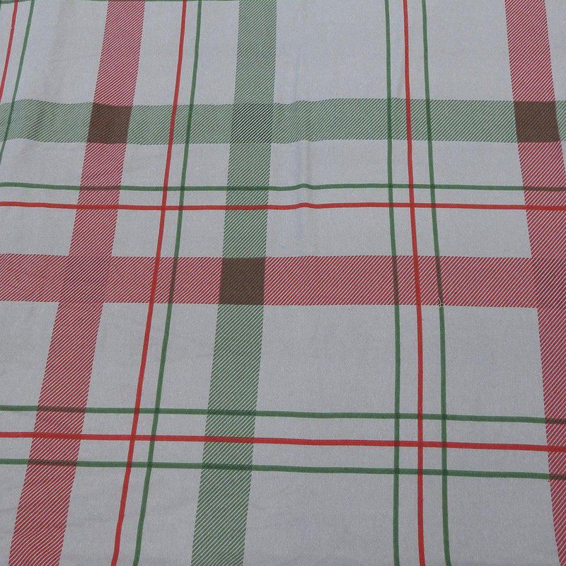 Heavyweight Printed Flannel Sheets 170GSM - Dessines Plaid-Wholesale Beddings