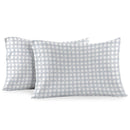 Heavyweight Printed Flannel Sheets 170GSM - Gray Check-Wholesale Beddings