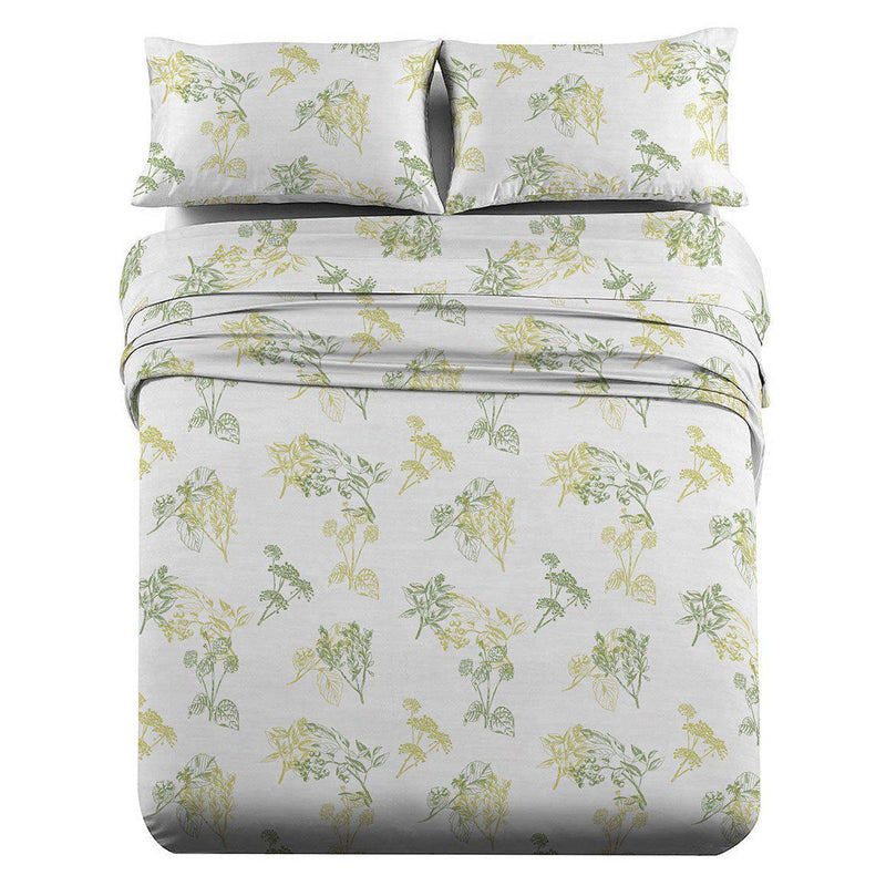 Heavyweight Printed Flannel Sheets 170GSM - Hedgerow-Wholesale Beddings