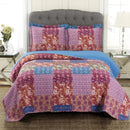 Kenzy Oversized Ouilt Set Reversible Retro Chic Style-Wholesale Beddings
