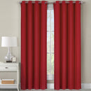 Luxor Heavyweight 100% Cotton Room-Darkening Grommet Curtains Single Panel-Wholesale Beddings