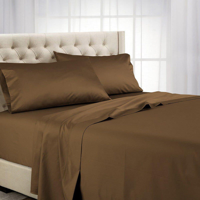 Luxury 1200 Thread Count Sheets 100% Cotton Solid-Wholesale Beddings