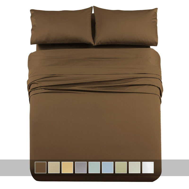 Luxury Heavyweight 1000 Thread Count Sheets 100% Cotton Solid Sheet Set-Wholesale Beddings