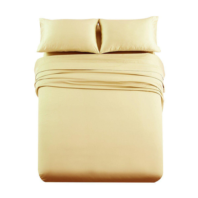 Luxury Heavyweight 1000 Thread Count Sheets 100% Cotton Solid Sheet Set-Wholesale Beddings