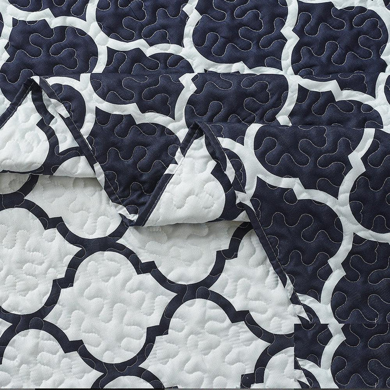 Meridian Oversized Reversible Quilt Set-Wholesale Beddings