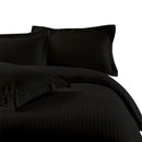 Microfiber Striped 3-Piece Duvet Cover Set-Wholesale Beddings