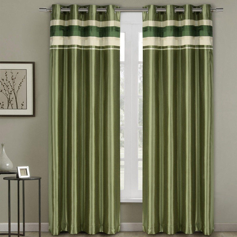 Milan Lined Blackout Curtains with Grommets Single Panel-Wholesale Beddings