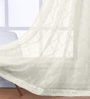 Miller Sheer Grommet Top Embroidered Panel Pair (Set of 2 )-Wholesale Beddings