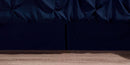 Navy Oxford Double Needle Luxury Soft Pinch Pleated Comforter Set-Wholesale Beddings