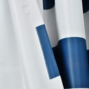 Navy Stripe Room Darkening 52 X 84 Inch Window Curtain ( Set of 2 )-Wholesale Beddings