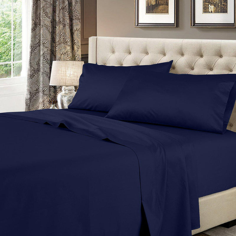 Olympic Queen 100% Cotton 600 Thread Count Sheets Solid-Wholesale Beddings