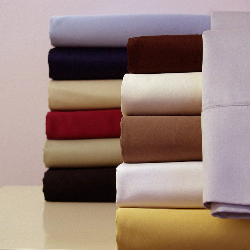 Olympic Queen 100% Cotton Sateen Sheets 300tc Solid Sheet Set-Wholesale Beddings