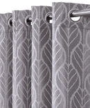 Pair Hilton Blackout Curtains Jacquard Thermal Insulated Set of 2 Panels-Wholesale Beddings