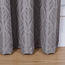 Pair Hilton Blackout Curtains Jacquard Thermal Insulated Set of 2 Panels-Wholesale Beddings