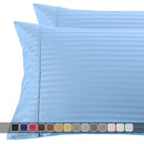 Pair Standard Or King Pillowcases 300Tc 100% Cotton Damask Striped-Wholesale Beddings